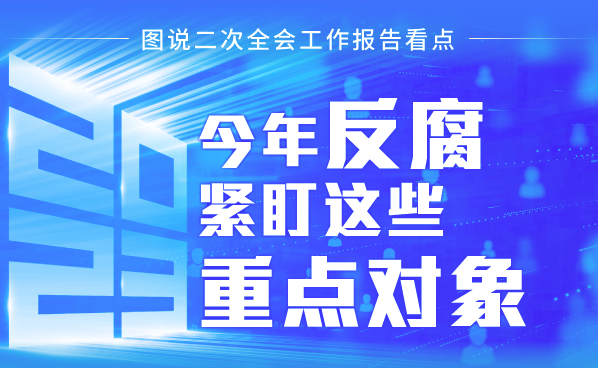 图说二次全会工作报告看点丨今年反腐紧盯这些重点对象